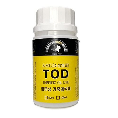 티오디(TOD)-수용성 침투가죽염색제